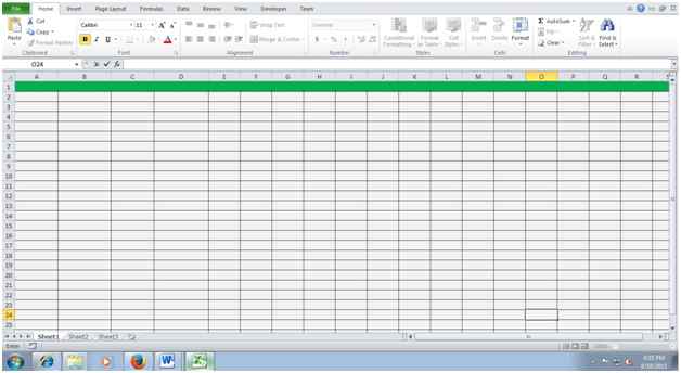 Excel Spreadsheet